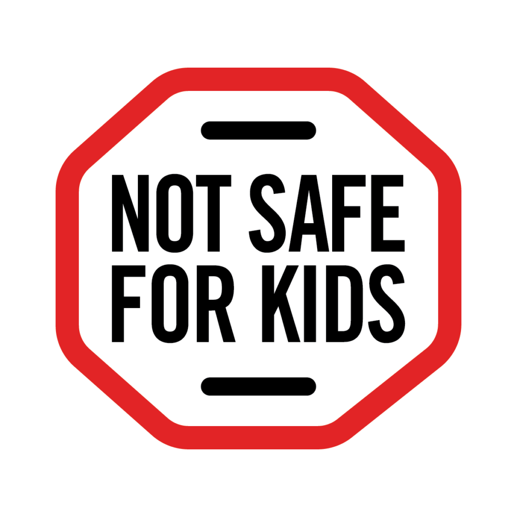 Maine Not Safe for Kids Optional Logo